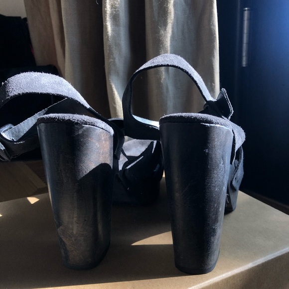 ALL SAINTS Platform CHUNKY HEELS - Picture 3 of 5